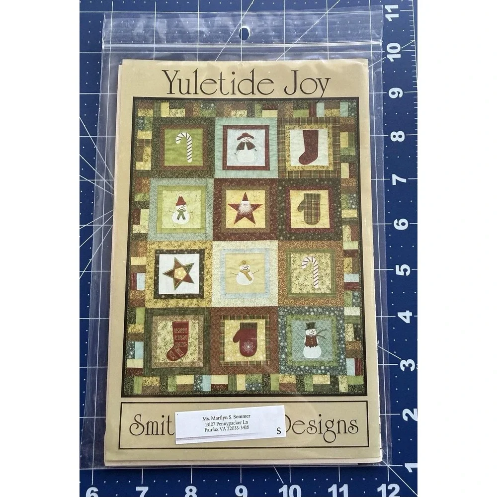 Yuletide Joy Smith Street Designs Machine Embroidery Pattern w/ CD Christmas‎